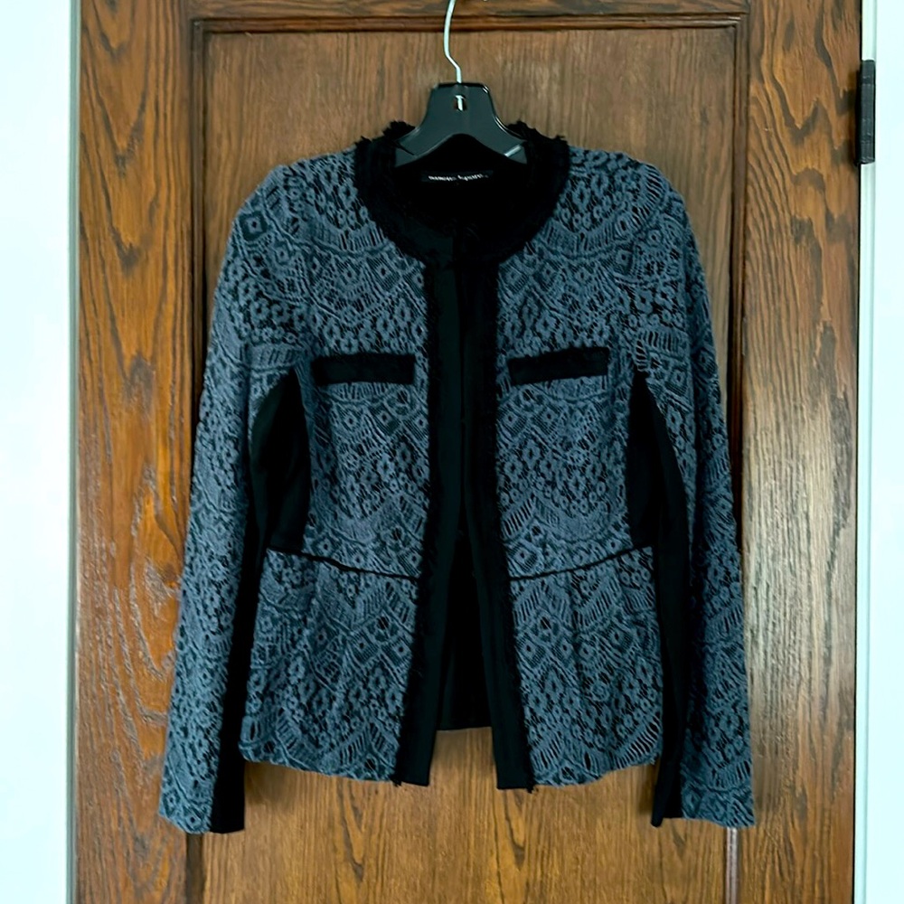 Nanette Lepore Lace Knit Shacket - 8